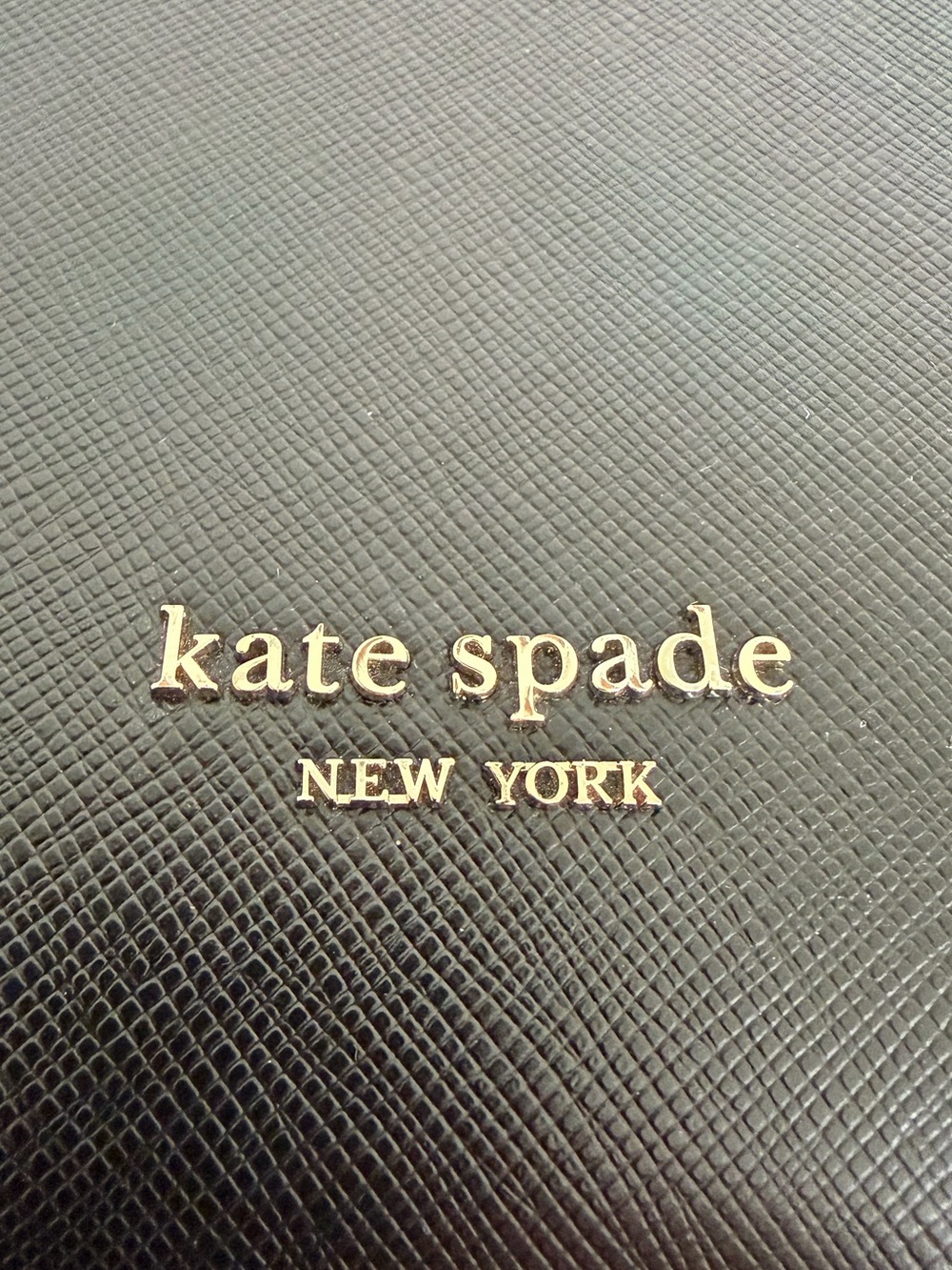 Kate Spade Black Saffiano Leather Laptop Sleeve Portfolio Case - Picture 2 of 12